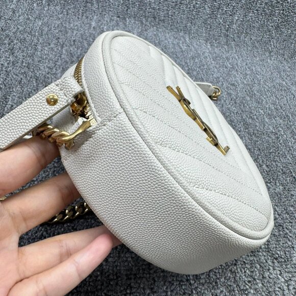 Yves Saint Laurent Round Shoulder Bag 888-081325 - Picture 10 of 15